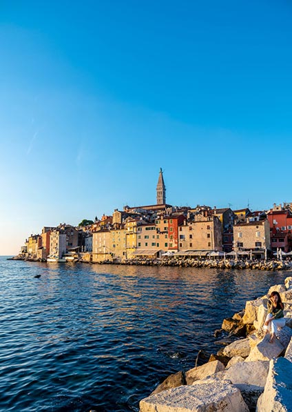 Day 5 - the charming Istrian town of Rovinj will be your departing point