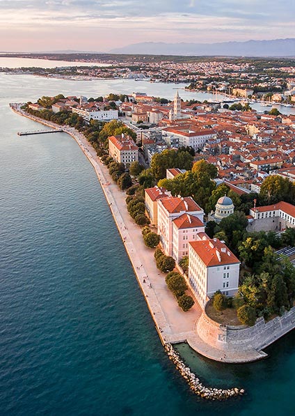 enjoy a private guided walking tour of Zadar old town