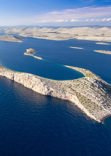 enjoy a private motorboat trip to Kornati - Dugi Otok, and next to the tallest lighthouse on the Adriatic 