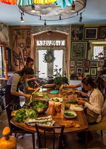 Day 9 - Private cooking class in 16th century stone house in the Old Town of Trogir
