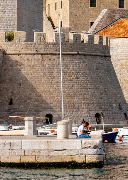 visit Dubrovnik and explore the old town during Croatia off season tour