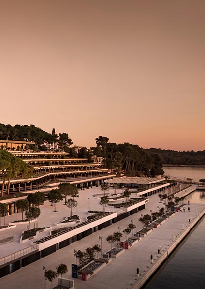 stay at Grand Hotel Park in rovinj during our Slovenia to Montenegro program