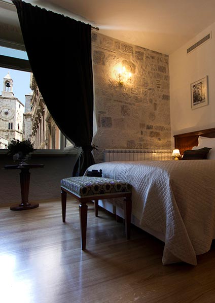 Romantic heritage hotel Judita Palace 4* located in the center of the Old town of Split