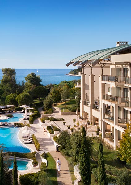 hotel Monte Mulini in Rovinj offers excellent service, stunning views, and makes for a perfect getaway 