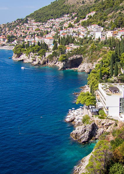 hotel villa Dubrovnik is only a few minuntes away from Dubrovnik old town and near dubrovnik's favorite st. jacob's beach, featuring beautiful views and exceptional service