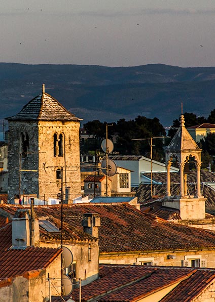 visit and explore the old town of Split for the Jewish heritage