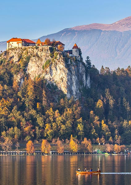 visit Bled lake during your stay in Slovenia as a part of our slovenia to Montenegro program