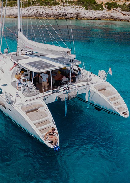Catamarans charter Croatia