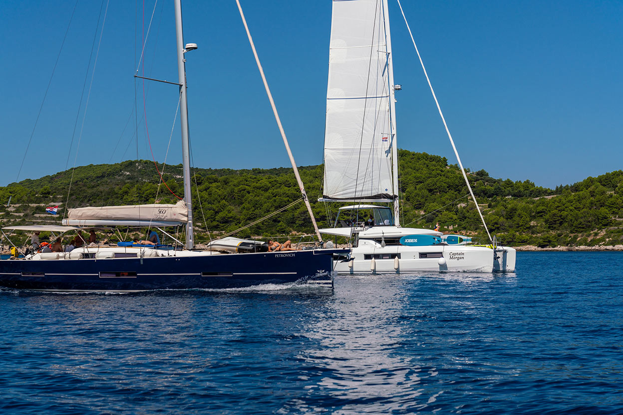 Yacht honeymoon in Croatia